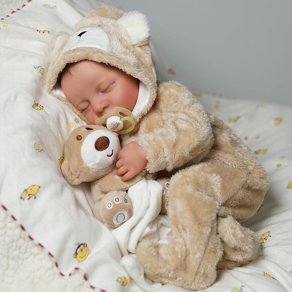 🆕20Inch Realistic Full Body Soft Vinyl Reborn Baby Boy With Toy Accessories - Picture 6 of 11